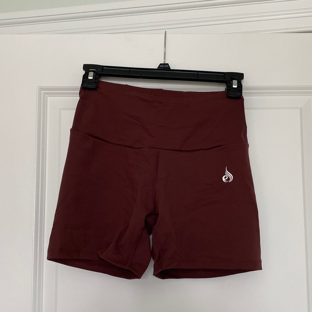 Ryderwear staples scrunch bum shorts brown